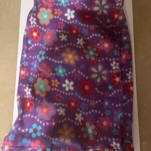Spa Towel Wrap Purple Flowers